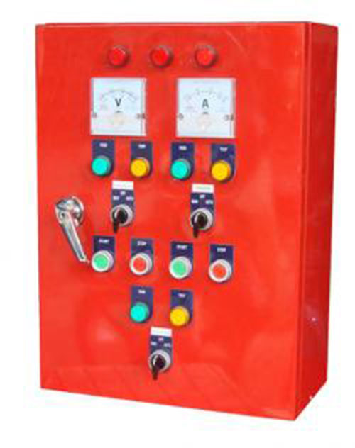 Fire pump control panel