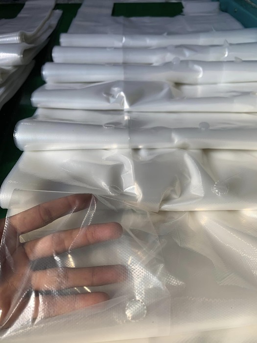 Textured HDPE handle bag