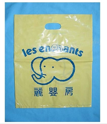 Die cut handle bag