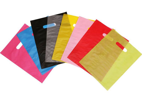 Die cut handle bag