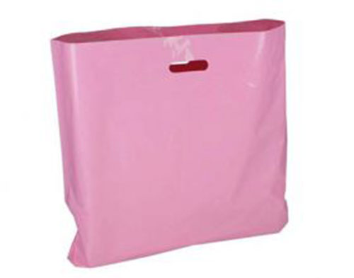 Die cut handle bag