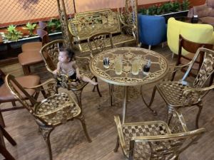 Table and chair