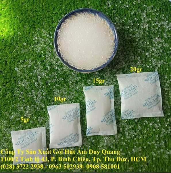 5g - 30g silica gel desiccant packets