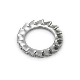Serrated washers