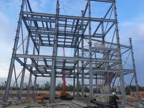 Erection of steel structure
