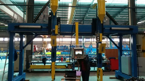 Steel processing machine