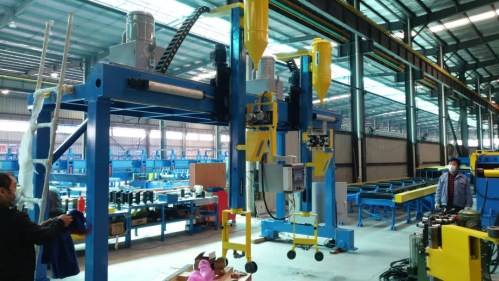 Steel processing machine