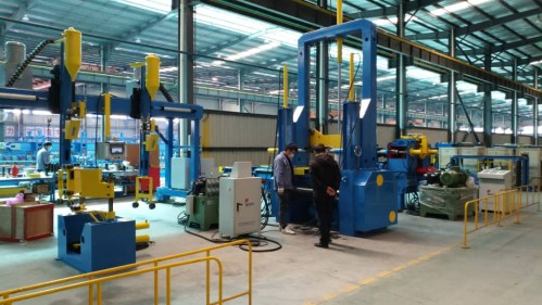 Steel processing machine