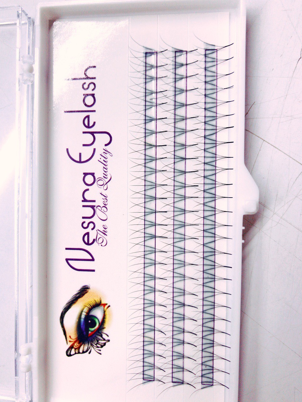 Fan eyelashes
