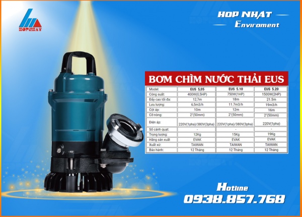 EUS Series submersible sewage pump