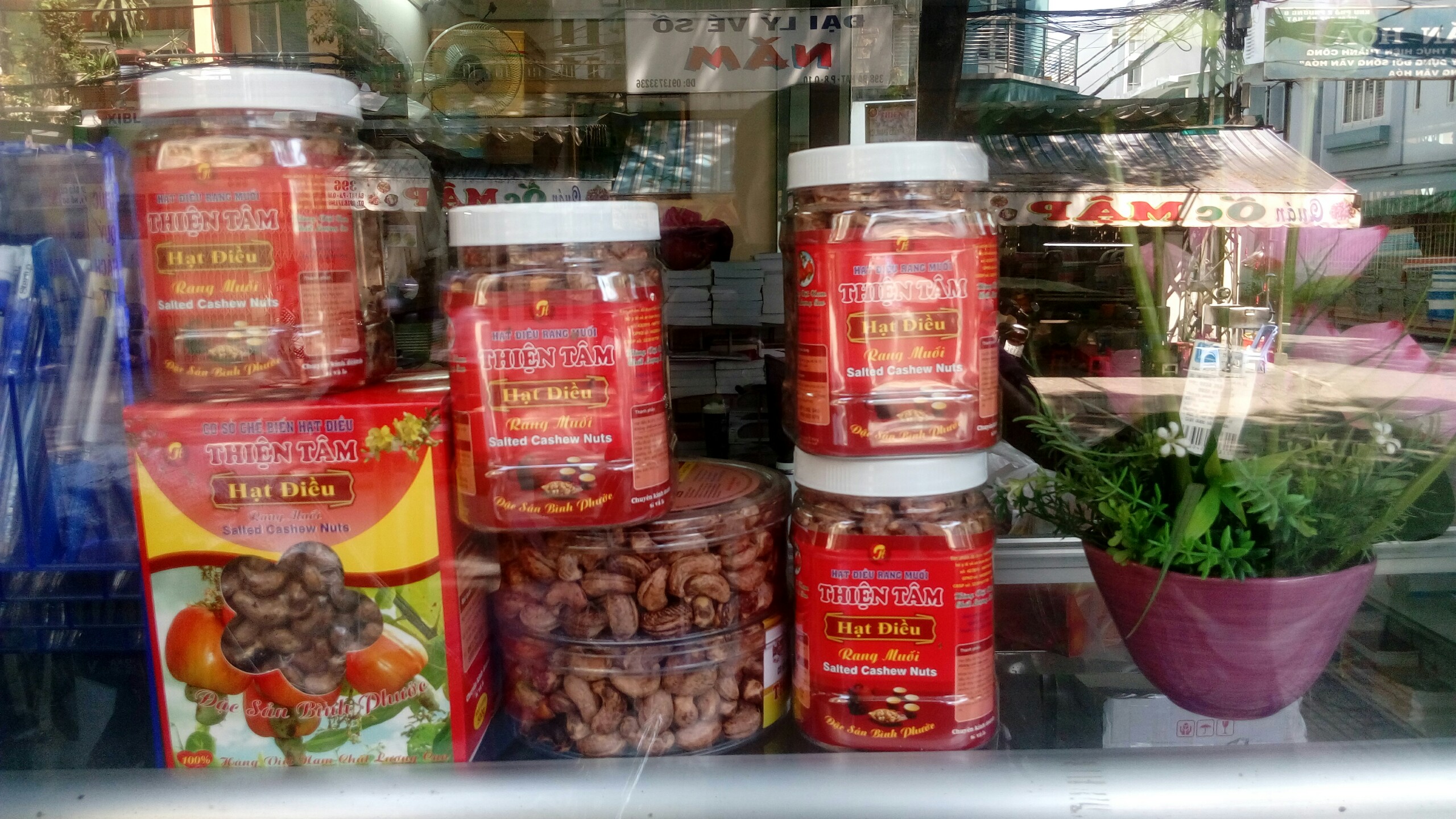 Salt roasted cashews