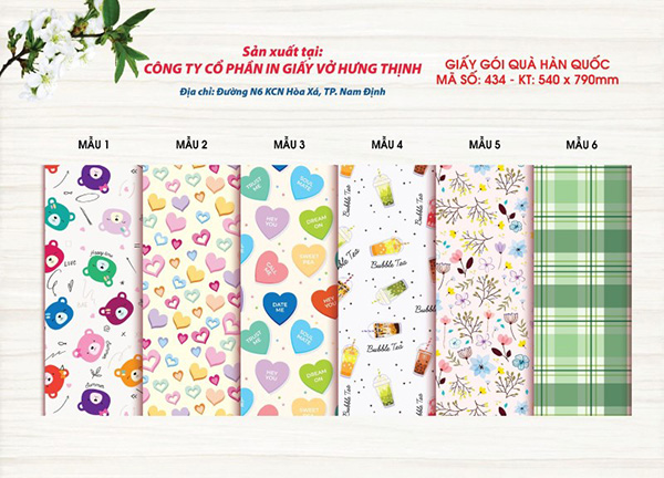 Korean gift wrapping paper