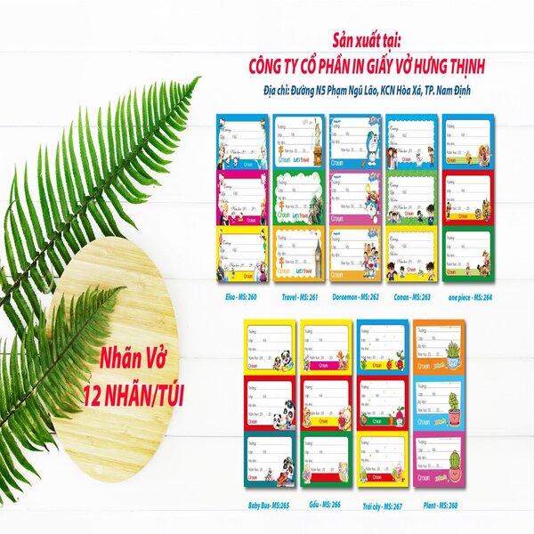 Notebook label printing