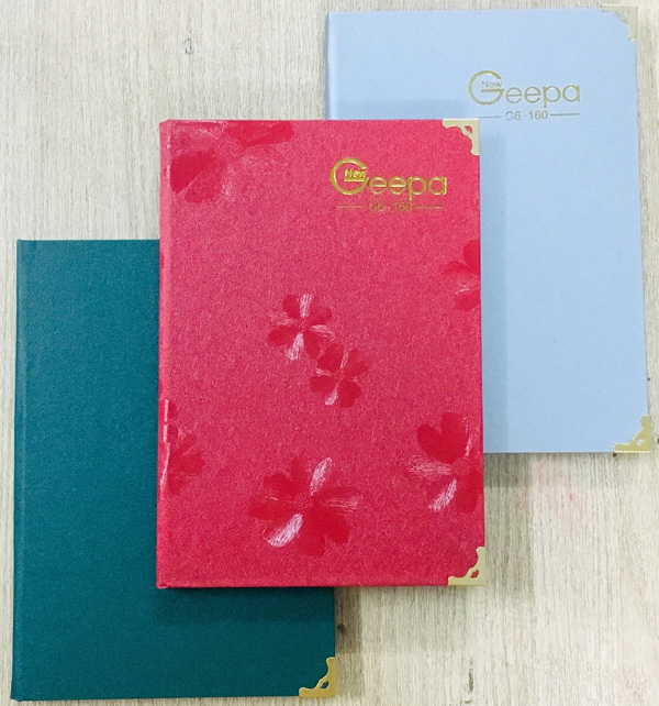 Leather notebook