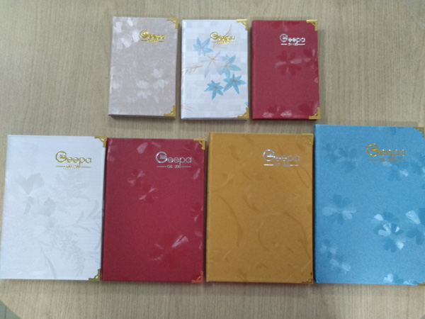 Leather notebook
