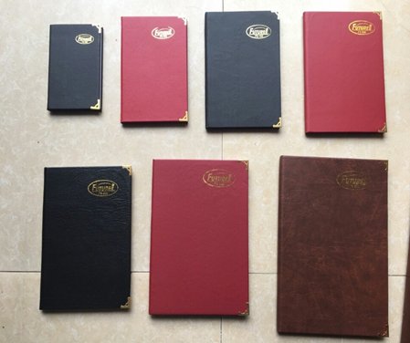 Leather notebook
