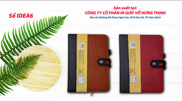 Leather notebook