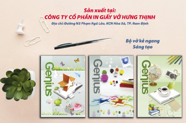 Creative lined notebook