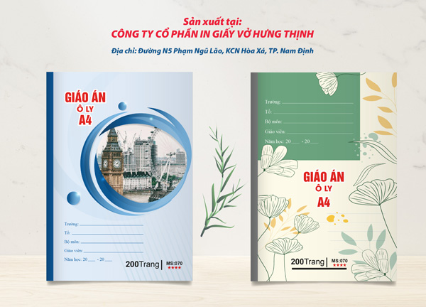 A4 lesson plan book