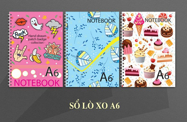 Comb binding notebook