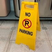 No parking sign