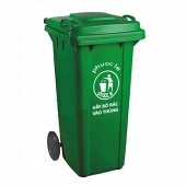 Plastic waste bin