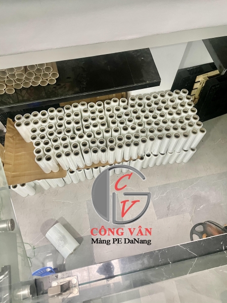 PE film wraps paper cores