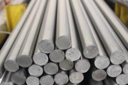Solid stainless steel bar