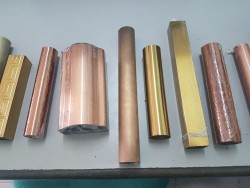 Colored stainless steel square bars