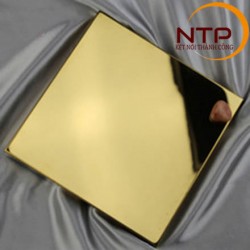 Colored stainless steel sheet - Mirror gold