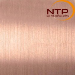 Colored stainless steel sheet - Rose Gold