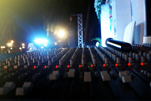 Sound equipment rental
