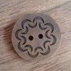 Wood button