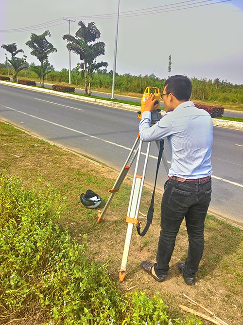 Topographical survey works