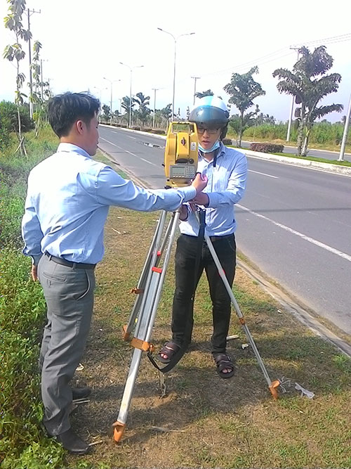 Topographical survey works