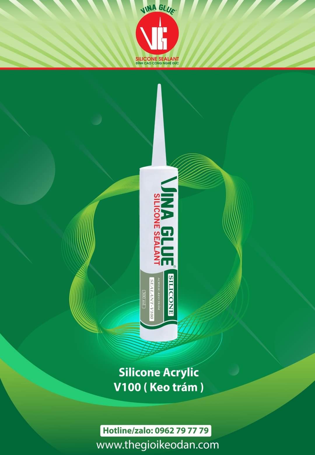V100 Silicone glue