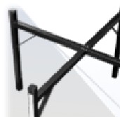 Metal leg