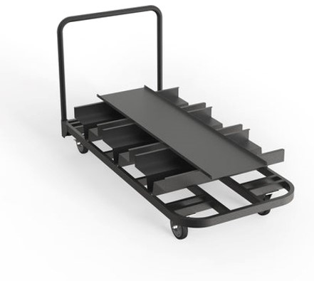 Vertical stanchion cart