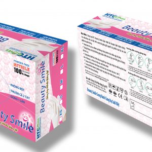 Powder-free medical nitrile gloves