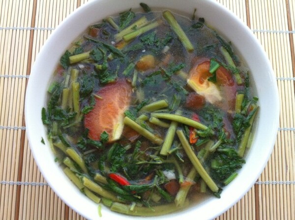 Morning glory soup