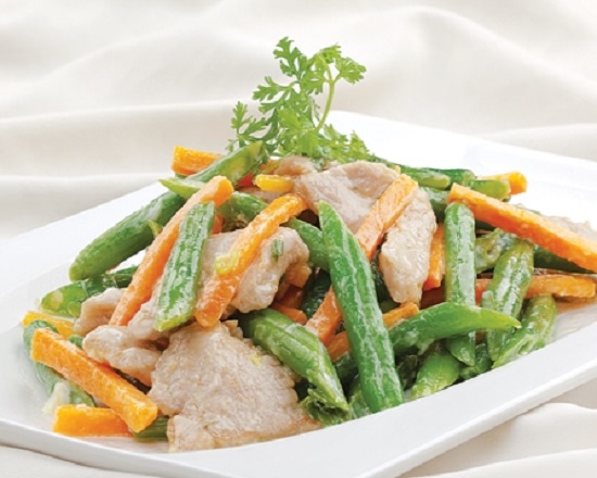 Stir-fried green beans