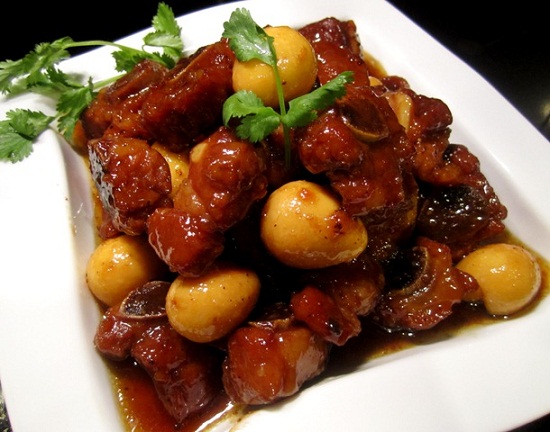 Vietnamese caramelized pork and eggs