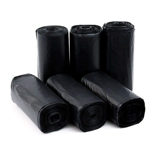 Black garbage bag