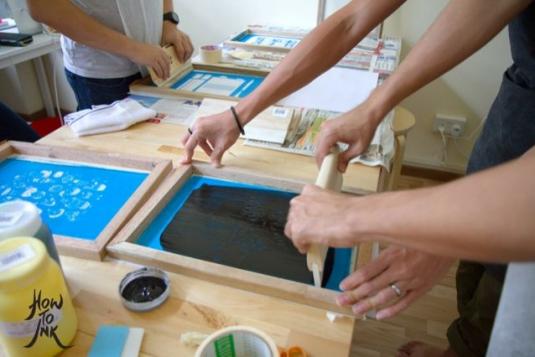 Silk screen printing