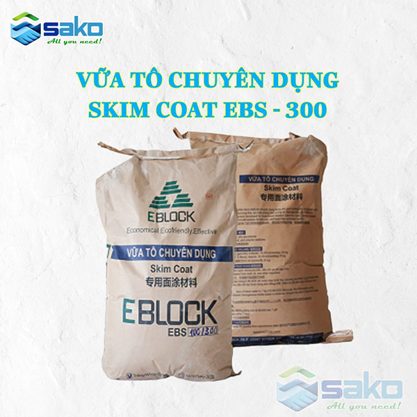 Ultra-fine thin plaster Skimcoat EBLOCK EBS-300