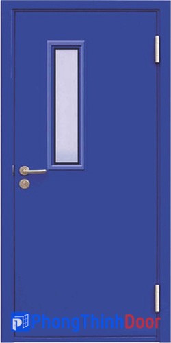 Fireproof steel door