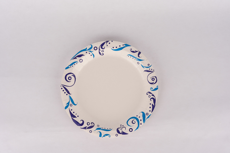 23cm printed paper plate – 02803