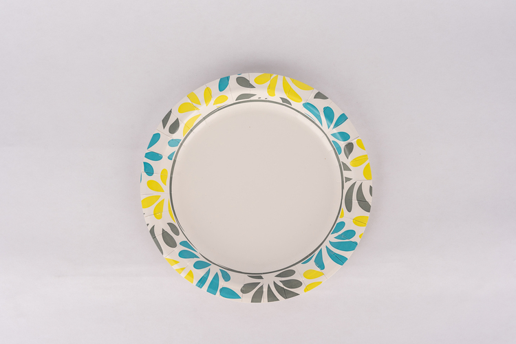23cm printed paper plate – 02805