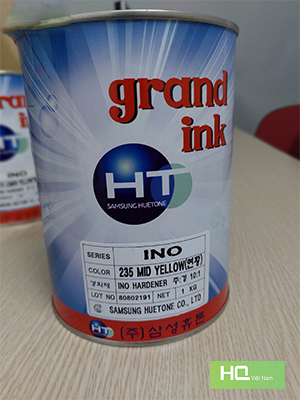 Mid yellow INO printing ink