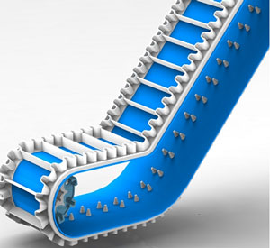 Conveyor with bar